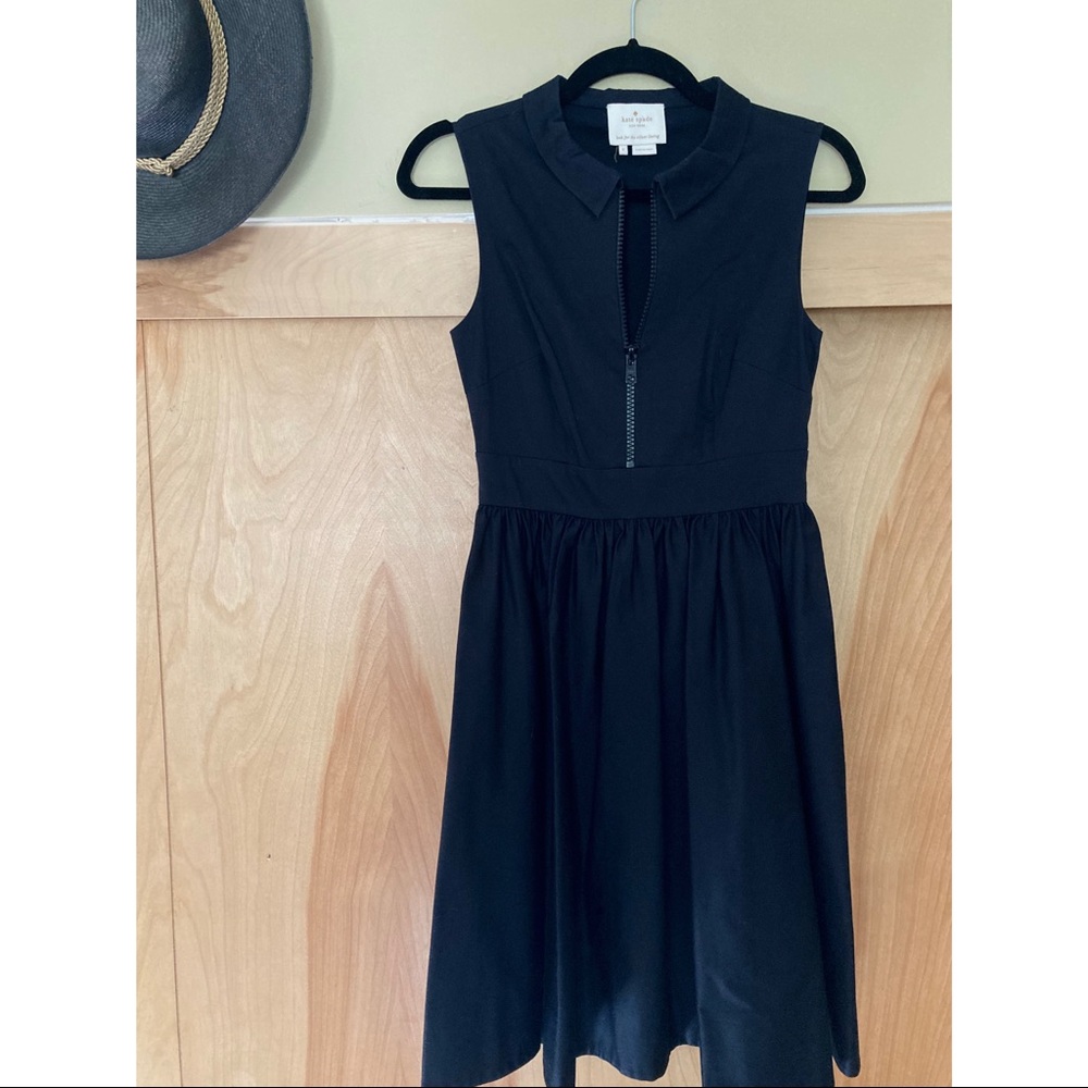 Kate Spade New York Front Zip Cocktail Dress